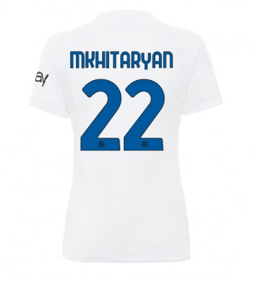 Maillot de foot Inter Milan Henrikh Mkhitaryan #22 Extérieur Femmes 2023-24 Manches Courte